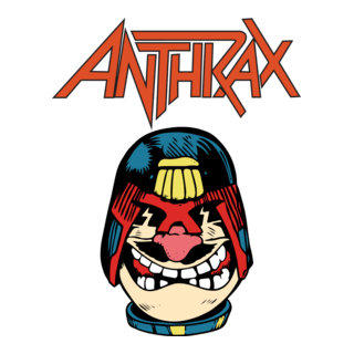 Anthrax Judge Dredd Not Man Logo PNG Vector