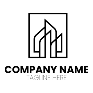 Architecture Building Logo PNG Vector