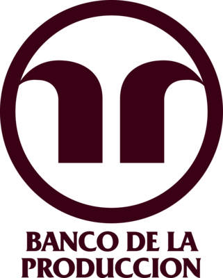 Banco de la Produccion antiguo vertical Logo PNG Vector