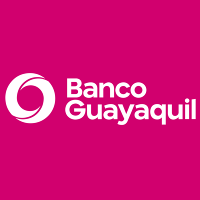 Banco Guayaquil 2020 fondo magenta Logo PNG Vector