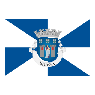 Bandeira Cidade de Braga Logo PNG Vector