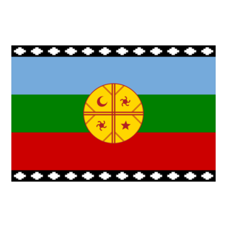 Bandera Mapuche Logo PNG Vector