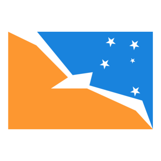 bandera Tierra del Fuego Logo PNG Vector