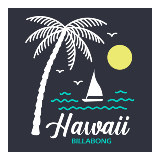 BILLABONG HAWAI BEACH SUNSET Logo PNG Vector