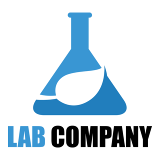 Blue Lab Company Logo PNG Vector