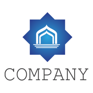 Blue Mosque Logo PNG Vector