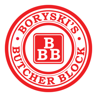 Boryski's Butcher Block Logo PNG Vector