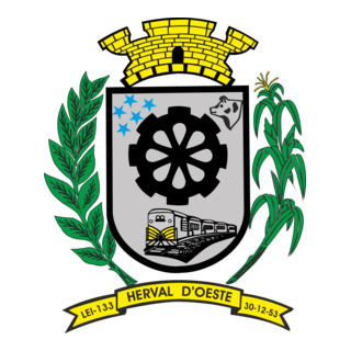 Brasão do Município de Herval d'Oeste Logo PNG Vector