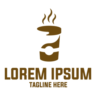 Coffee Drink Logo PNG Vector