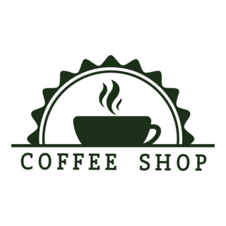 Coffee Shop Logo PNG Vector
