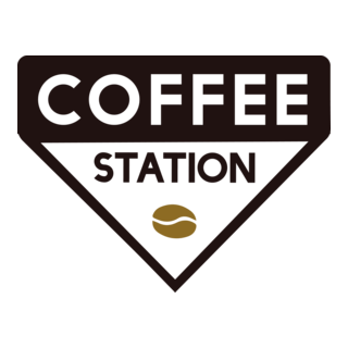 Coffee Station Logo PNG Vector