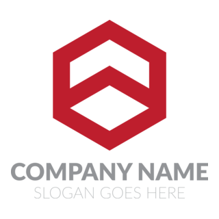 Creative Red Abstract Company Logo PNG Vector