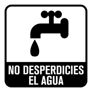 cuida el agua Logo PNG Vector