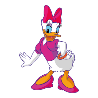 Daisy Duck Logo PNG Vector