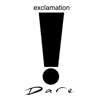 Exclamation Dare Logo PNG Vector