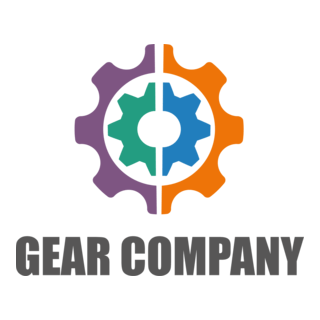 Gear Company Logo PNG Vector