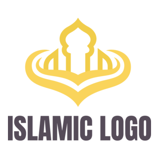 Golden Islamic Logo PNG Vector