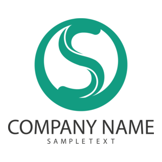 Green S Letter Company Logo PNG Vector