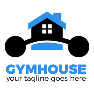 GYM House Logo PNG Vector