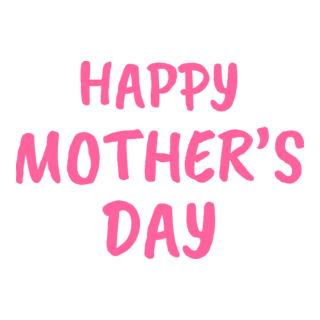 Happy Mother's Day Logo PNG Vector