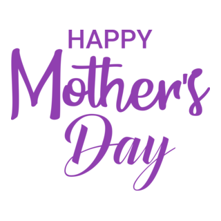 Happy Mother's Day Logo PNG Vector