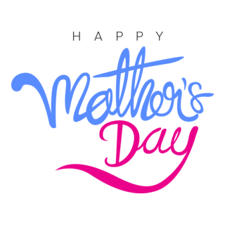 Happy Mother's Day Logo PNG Vector
