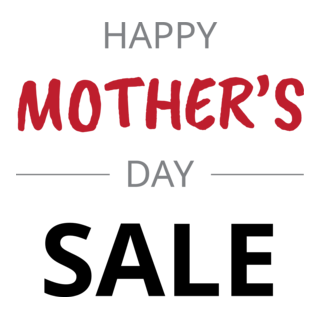 Happy Mother's Day Sale Logo PNG Vector
