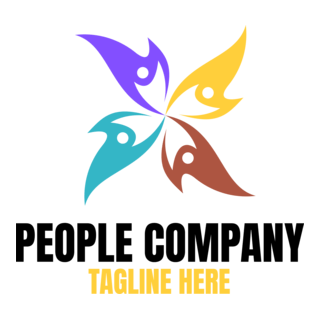 Happy People Company Logo PNG Vector