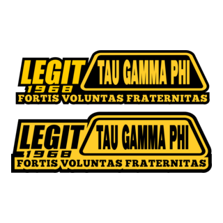 LEGIT TAU GAMMA PHI Logo PNG Vector