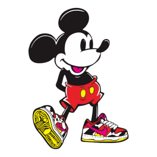 mickey x nike Logo PNG Vector