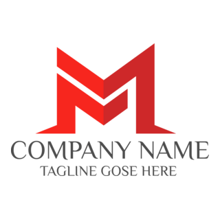 Modern Letter M Logo PNG Vector