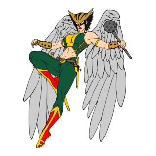 Mulher Gavião Logo PNG Vector