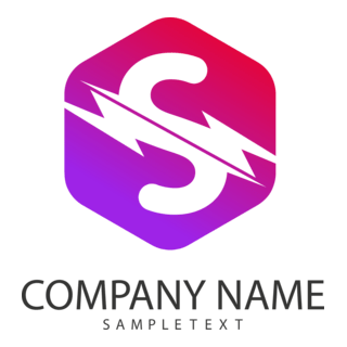 Power S Letter Company Logo PNG Vector