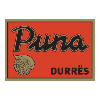 Puna Durrës (1950's) Logo PNG Vector