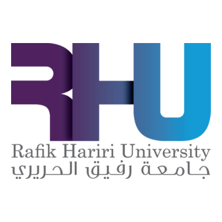 Rafic hariri University Logo PNG Vector
