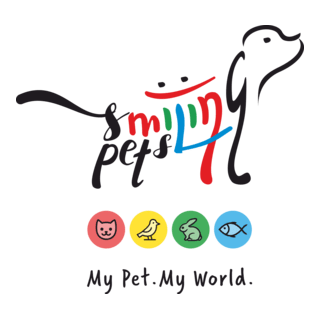 Smiling Pets Logo PNG Vector