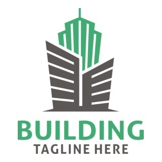 Tower Building Logo PNG Vector