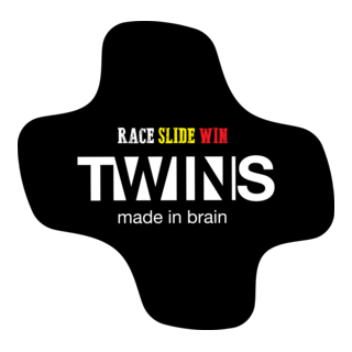 TWINS race slide win Logo PNG Vector