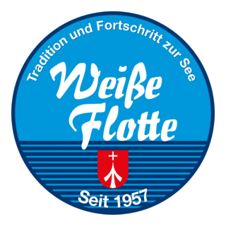 Weisse flotte Logo PNG Vector