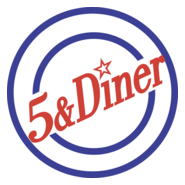 5 & Diner Logo PNG Vector