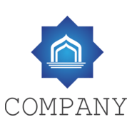 Blue Mosque Logo PNG Vector