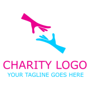Charity Hands Logo PNG Vector