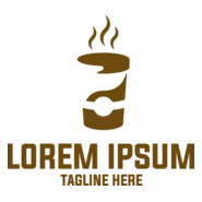 Coffee Drink Logo PNG Vector