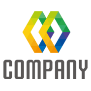 Colorful Company Shape Logo PNG Vector