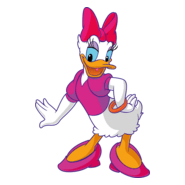 Daisy Duck Logo PNG Vector