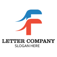 F Letter Company Logo PNG Vector