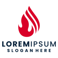 Flame Company Logo PNG Vector