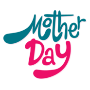 Happy Mother's Day Logo PNG Vector