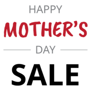 Happy Mother's Day Sale Logo PNG Vector