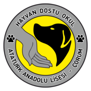 Hayvan Dostu Okul Logo PNG Vector